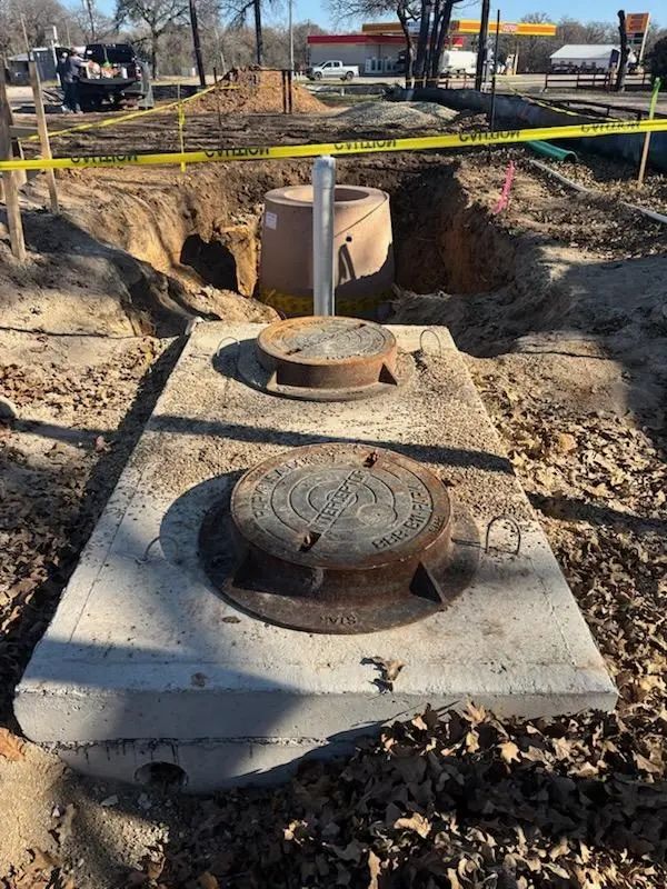 Sanitary Sewer Manholes Gribble Construction Jonesboro, Texas