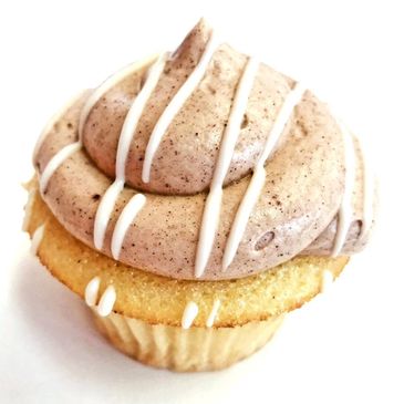cinnamon bun cupcake