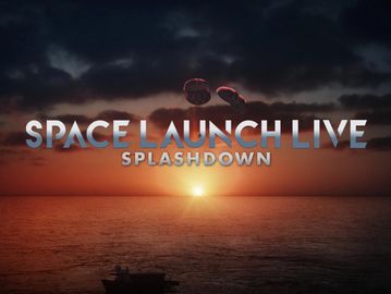 Space launch live splashdown poster logo warner brothers discovery discovery+ Science