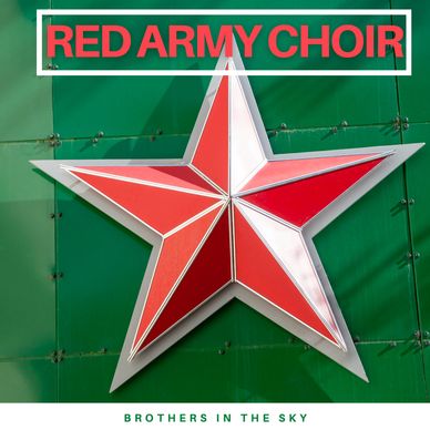 russian airplane with red star on side for Brothers in the sky cover by Red Army Choir