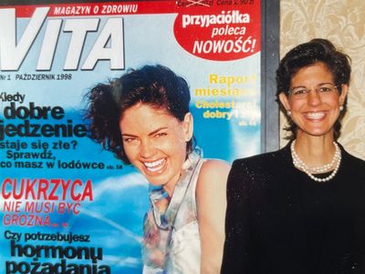ANNE ALEXANDER founder of SOULCANDY at the launch of Prevention VITA in Warsaw Poland