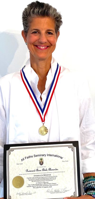 ANNE ALEXANDER interfaith minister founder of SOULCANDY wisdom practices unleash potential