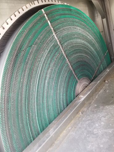 Damaged energy recovery wheel