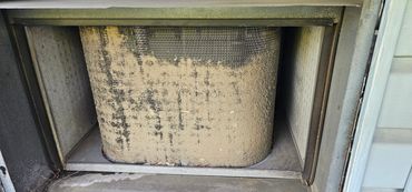 Dirty condenser coil