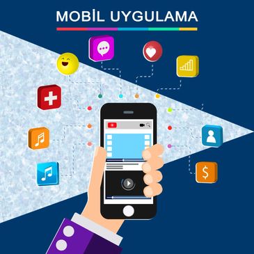Android ve iOS platformları için şirketlere özel mobil uygulama geliştirme ve tasarımı.