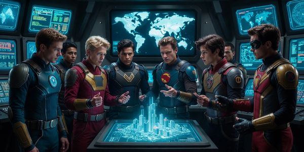 Superhero Sidekicks collaboration