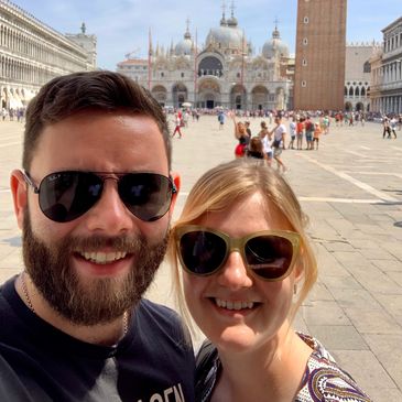 Property hosts Allan & Anna in Piazza St Marco, Venice