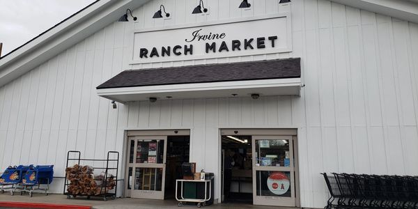 The front of Irvine Ranch Market in Costa Mesa, CA. 