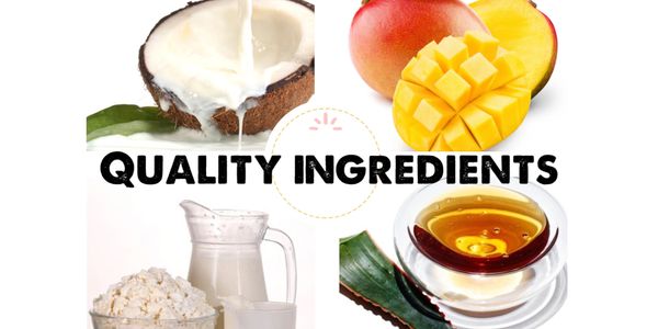 At My Guiltless Treats, we use high-quality ingredients from non-GMO coconut cream to organic agave.