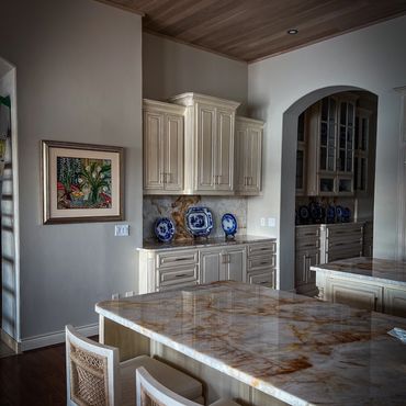 Horseshoe Bay Hill Country Texas Kitchen Marble House Remodel Builder Developer Calico Development
