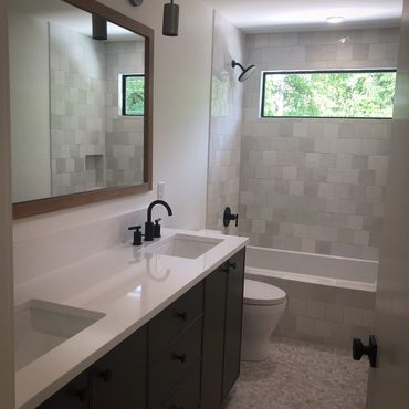 Horseshoe Bay Hill Country Texas Bathroom House Remodel Builder Developer Calico Development