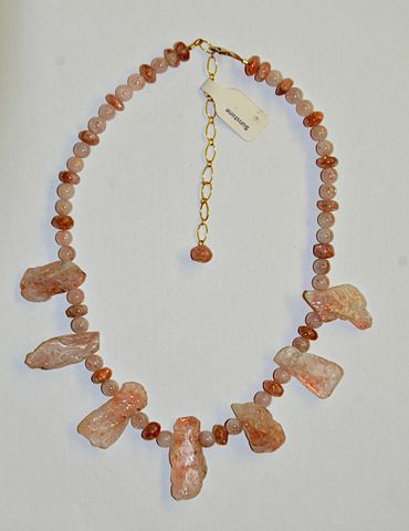 Sunstone Necklace
Necklace made with natural Sunstone