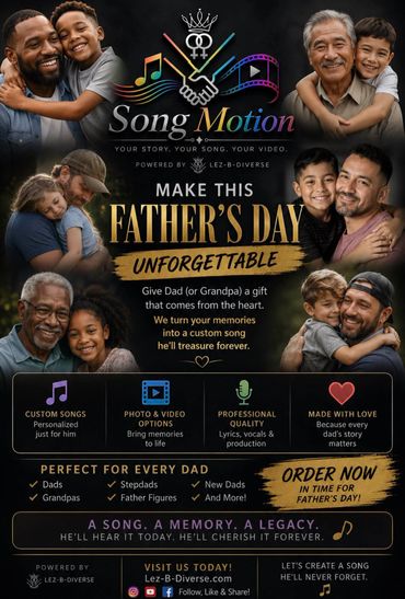 Celebrate Father's Day with custom songs turning memories into treasured gifts.