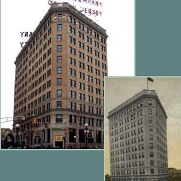 OUR HISTORIC OFFICE BUILDING NOW WITH CAPITAL ONE BANK LOGO VISIBLE ON TOP