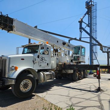 Residential, commercial, and industrial crane ready for work in Burley Idaho, Jerome Id, Twin Falls