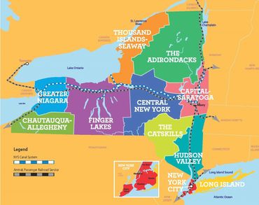 Map courtesy of NYSDED.