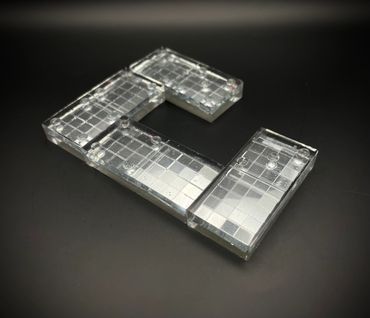 Mirrorball style dominoes.