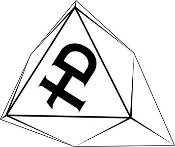 A shield or gem with the letters THD which stand for The Hero's Die
Artist: Theodore Thomas