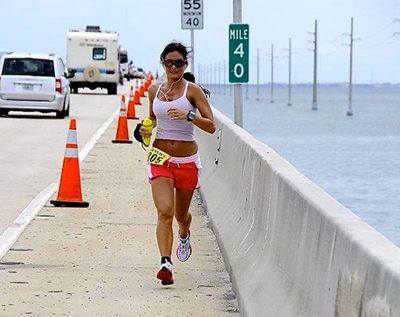 Runner during the keys100