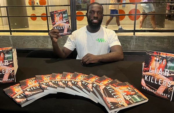 Anfernee Parker at The Liar Killers book signing and launch event.