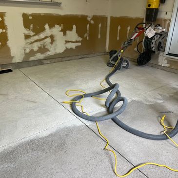garage floor preparation