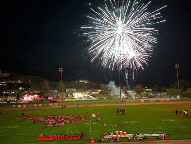 Homecoming Football Fireworks Washington