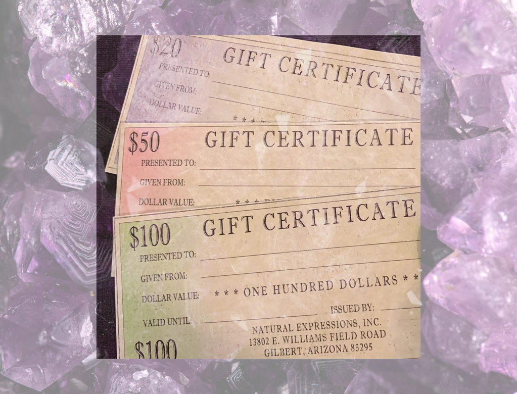 *Gift certificates available