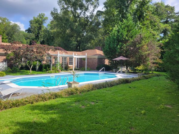 Refreshing pool in the back yard of my clients new home.