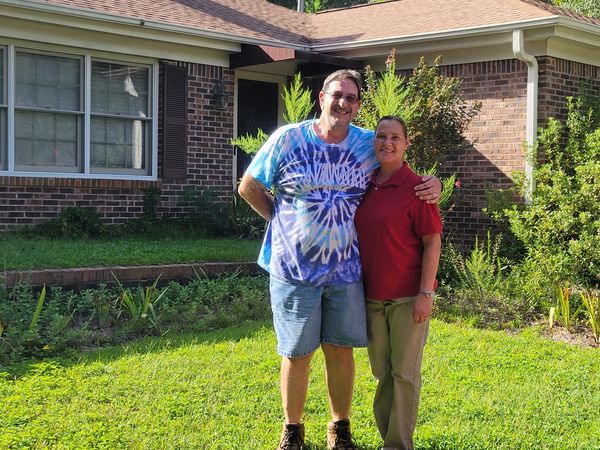Wendy and Michael are overjoyed on the purchase of their new home in Camden, SC