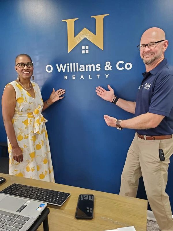 I am with Mark Skeen of Guild Mortgage in my new office.