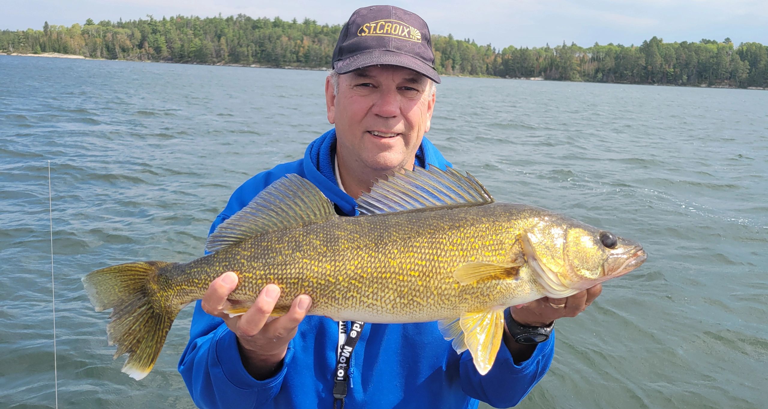 27.5 inch walleye from Whitefish Bay