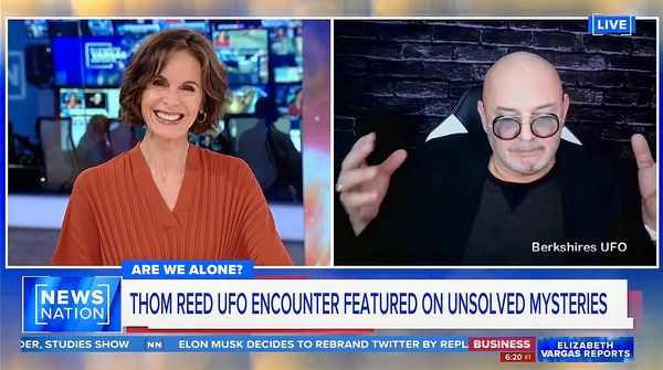 News Nation, Thom Reed makes U.S. History his "Berkshires UFO" is featured on Netflix