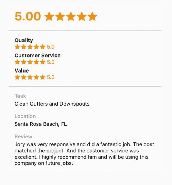 Pressure washing reviews local company good reviews