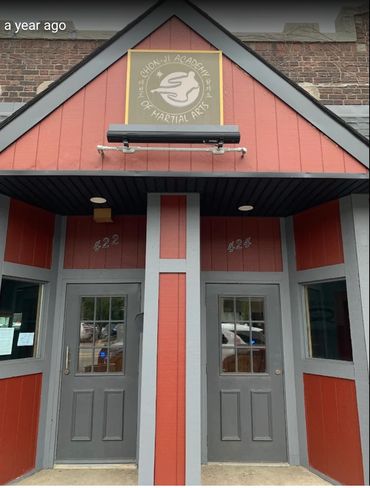 Signage lighting at Karate studio in Teaneck, NJ