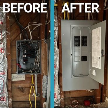 Before and After Panel Upgrade in Neptune City New Jersey