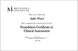 Foundation Certificate in Clinical Assessements
