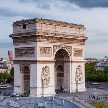 The iconic architecture symbols of victory and honor