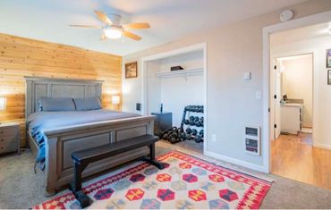 Cedar wall with soundproofing