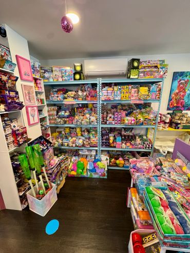 Our squishy and toy area is a favorite of our customers.