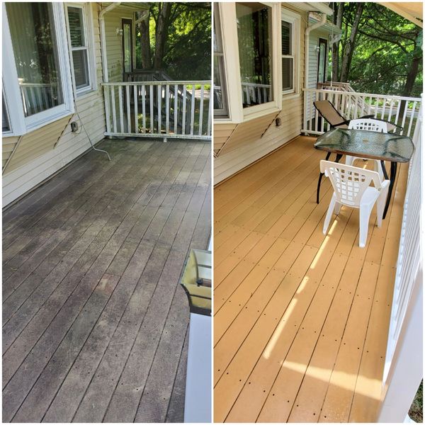 DECK CLEANING NEAR SOUTHINGTON CT