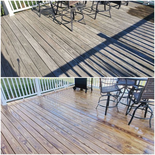 DECK CLEANING AND WOOD RESTORATION CHESHIRE CT