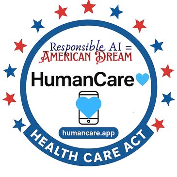 Health Care Act logo. HumanCare Responsible AI American Dream humancare.app