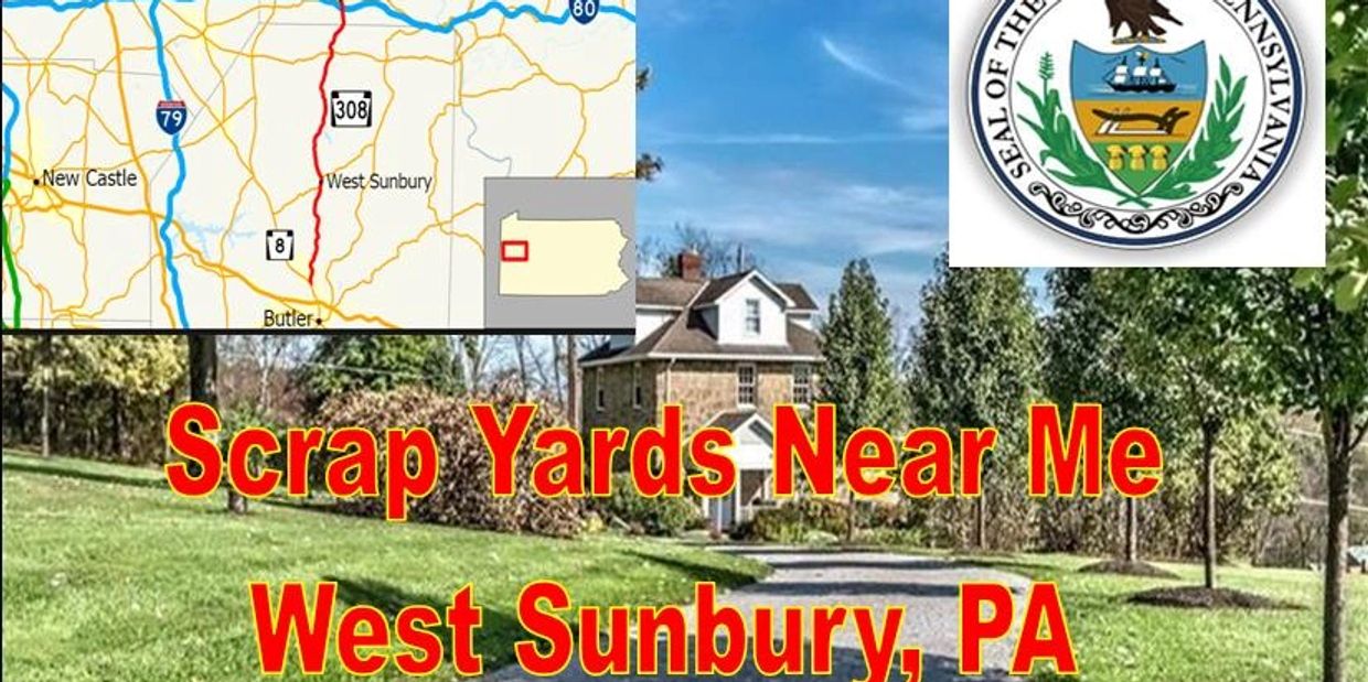 West Sunbury, Scrap Yards Near Me, Bob's Auto & Salvage, location map and logo