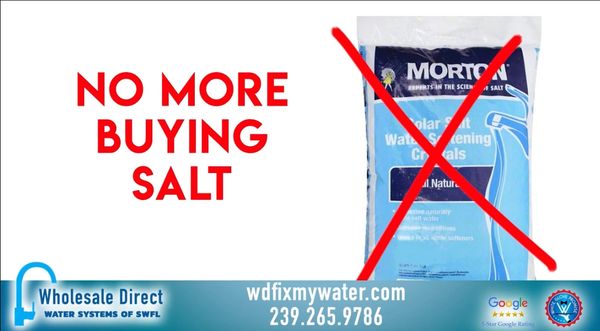 MEET WDS' EXCLUSIVE TO SWFL SALT FREE LINE UP;  ENJOY WHOLE HOME PHENOMENAL WATER QUALITY NOW!