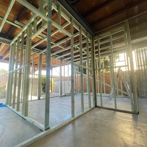 Internal remodel - enclose open area under house