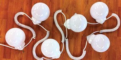 Globe string lights