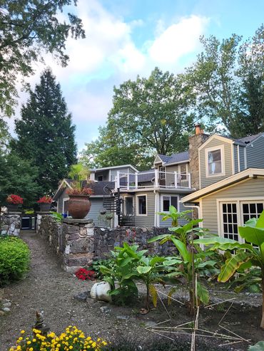 Experience your outdoor oasis by a firepit