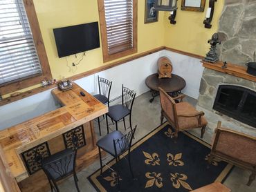 Experience Happy Hour by a warm fire