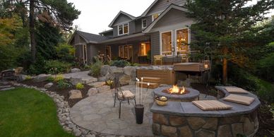 Outdoor Space with Fire Pit