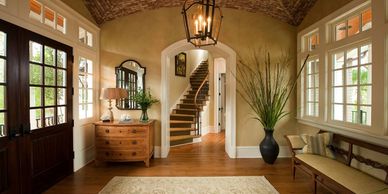 Large Foyer with Double Front Door